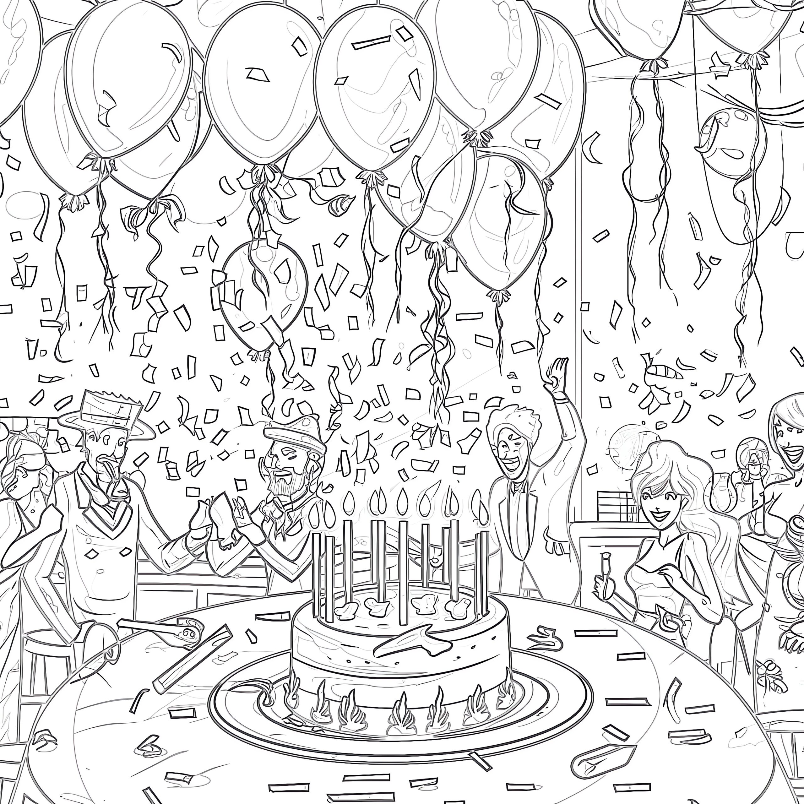 Colorier pour un Anniversaire : Créativité et Joie