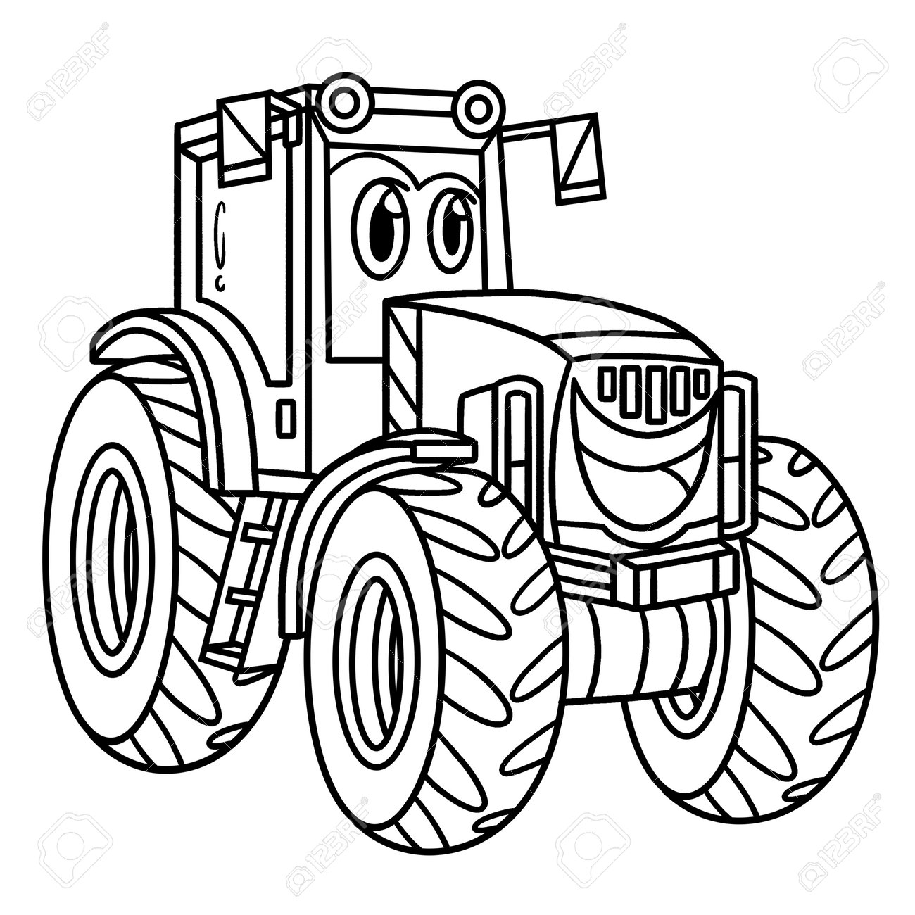 Colorier un tracteur : une activité créative et éducative