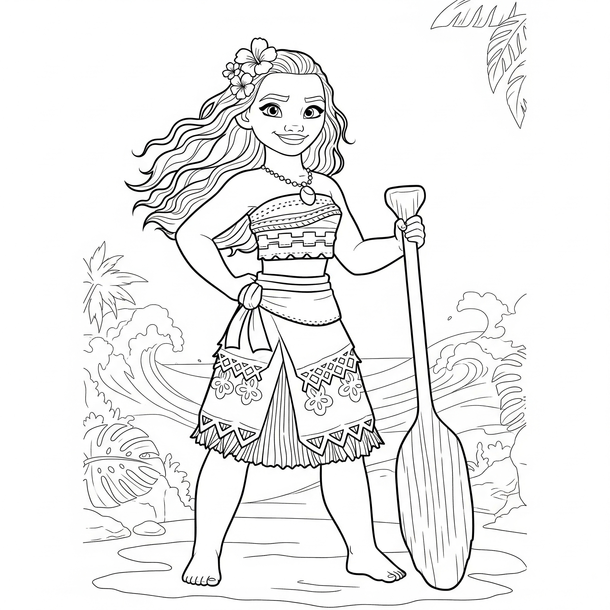 Colorier Vaiana 2 : Plongez dans l'Aventure Créative