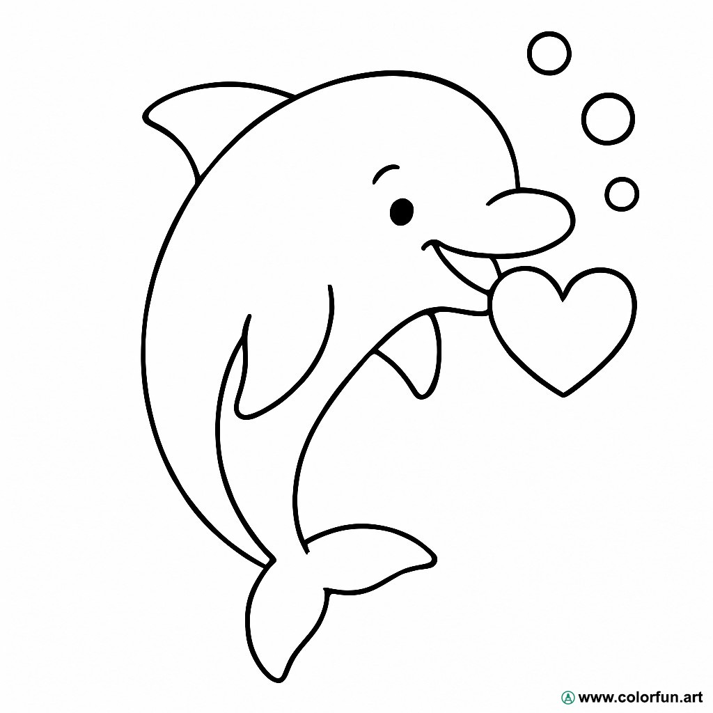 Dauphin Coloriage : Créativité et Détente pour Tous