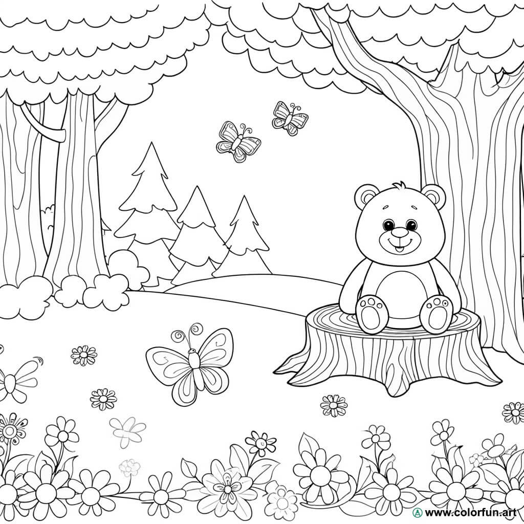 Découvrez le monde du coloriage ours : créativité et d...