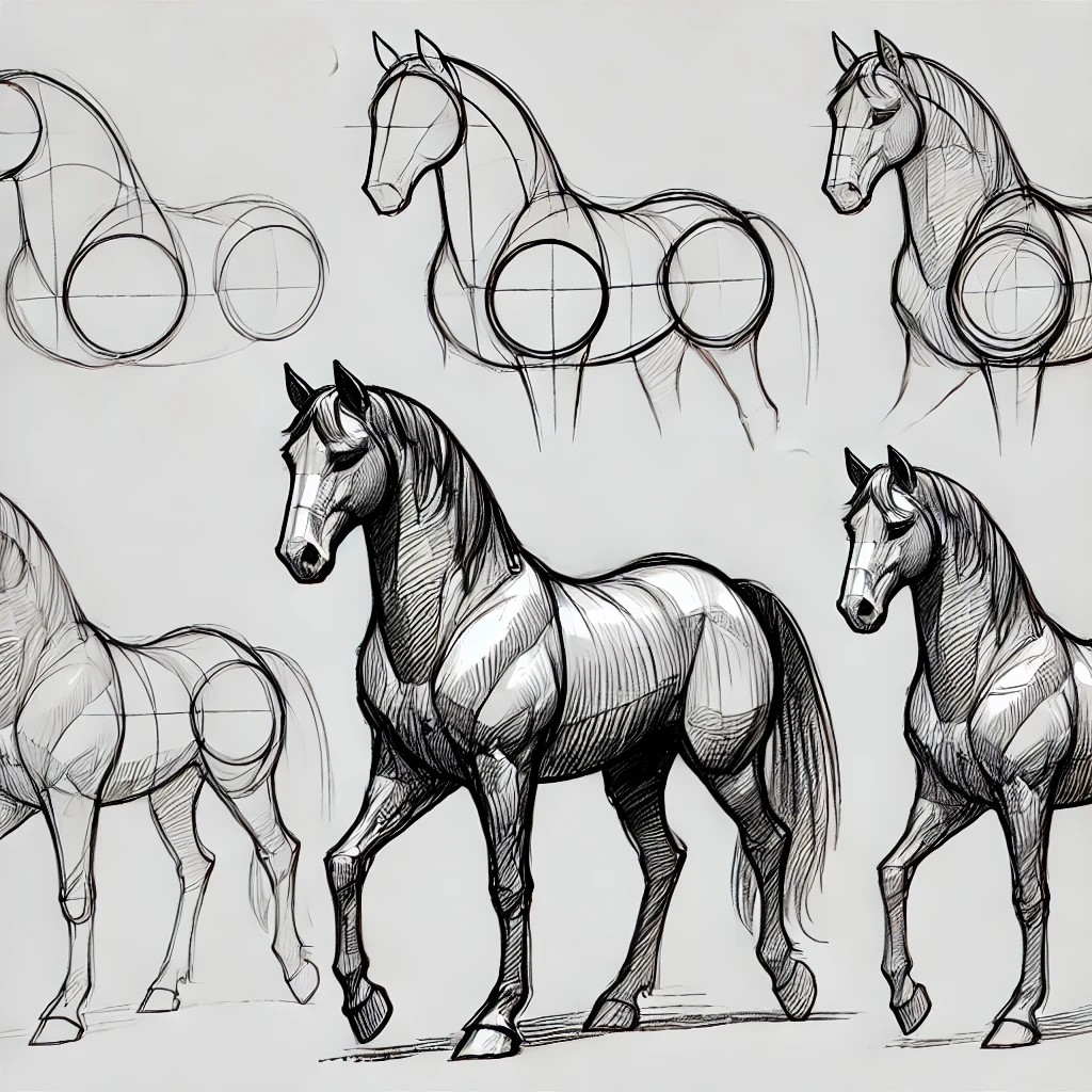 Dessiner des Chevaux : Techniques, Conseils et Inspirations