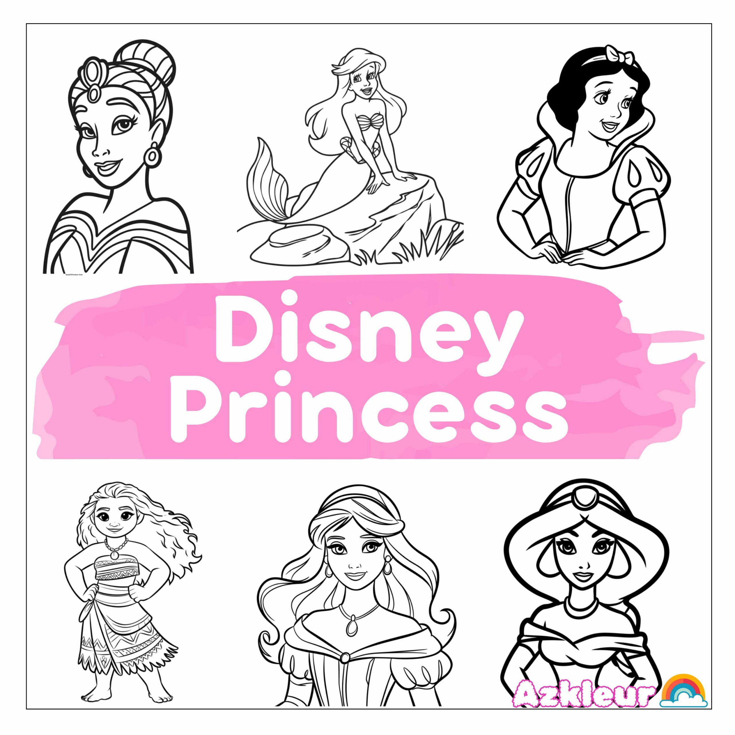 Disney Coloriage Princesse : Créativité et Magie à Por...