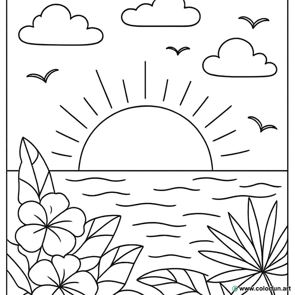 Été Coloriage : Créativité et Détente en Pleine Saison