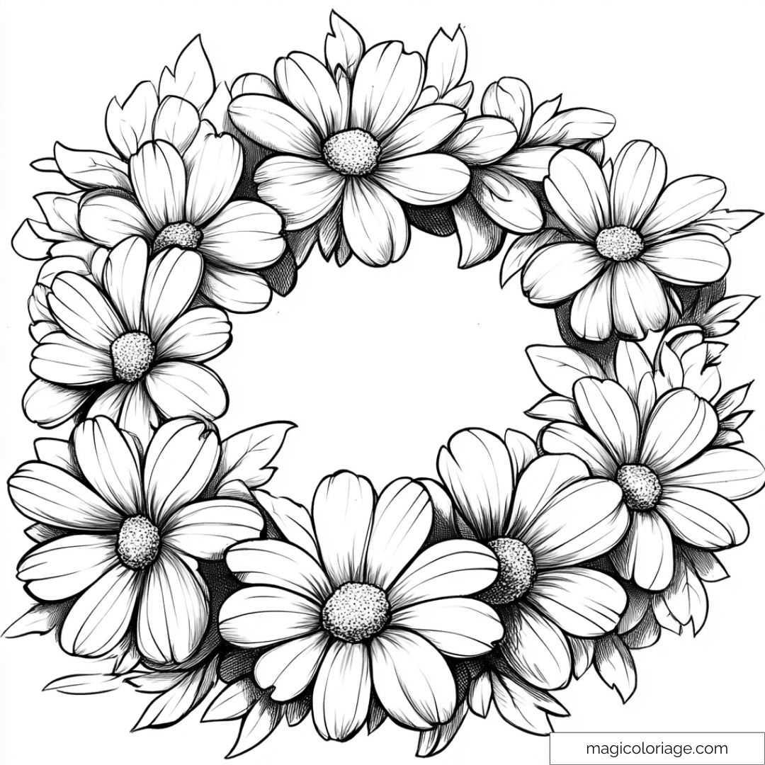 Fleur Coloriage : Créativité et Détente