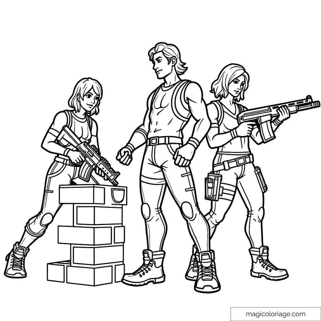 Fortnite Coloriage : Créativité et Stratégie