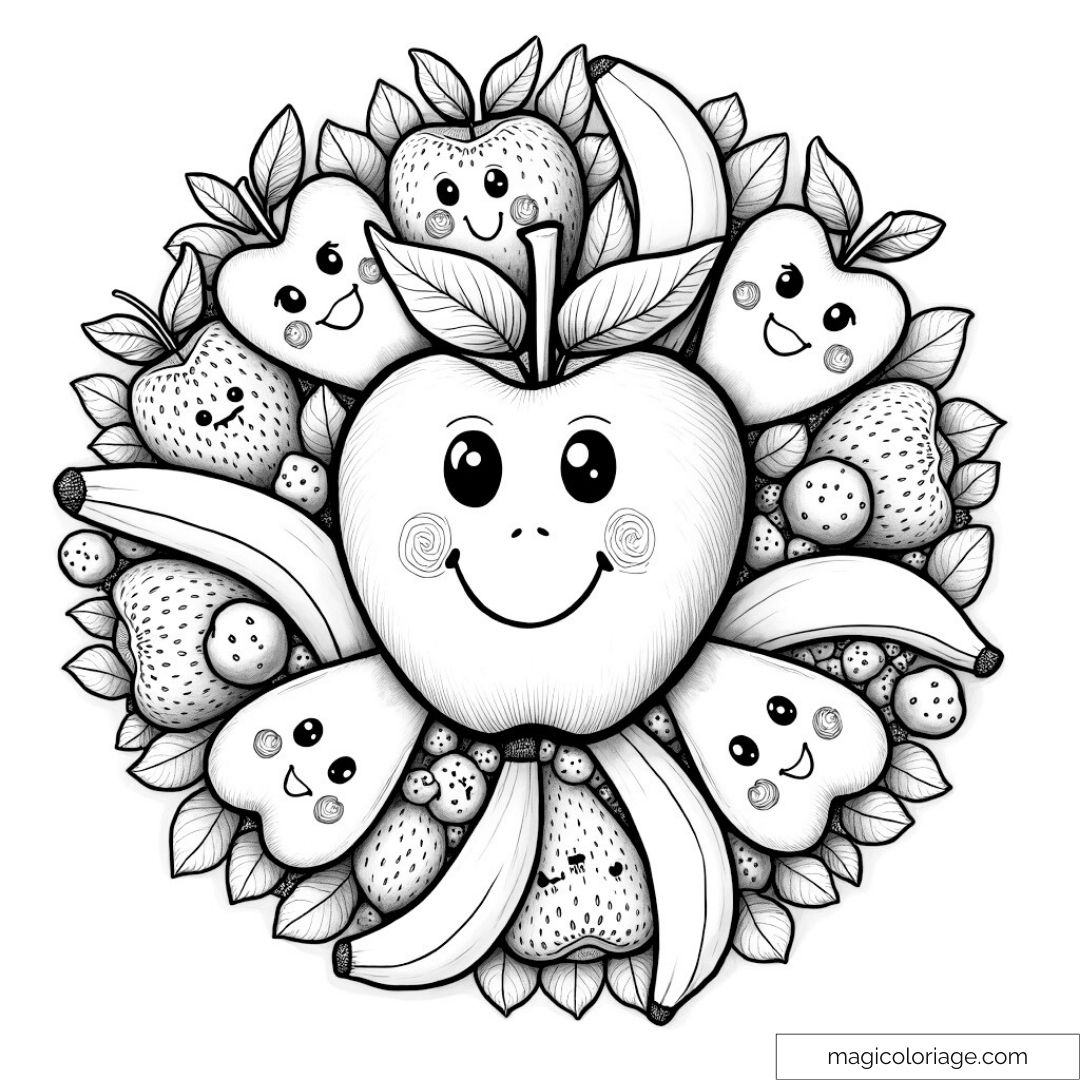 Fraise Coloriage : Créativité et Détente pour Tous