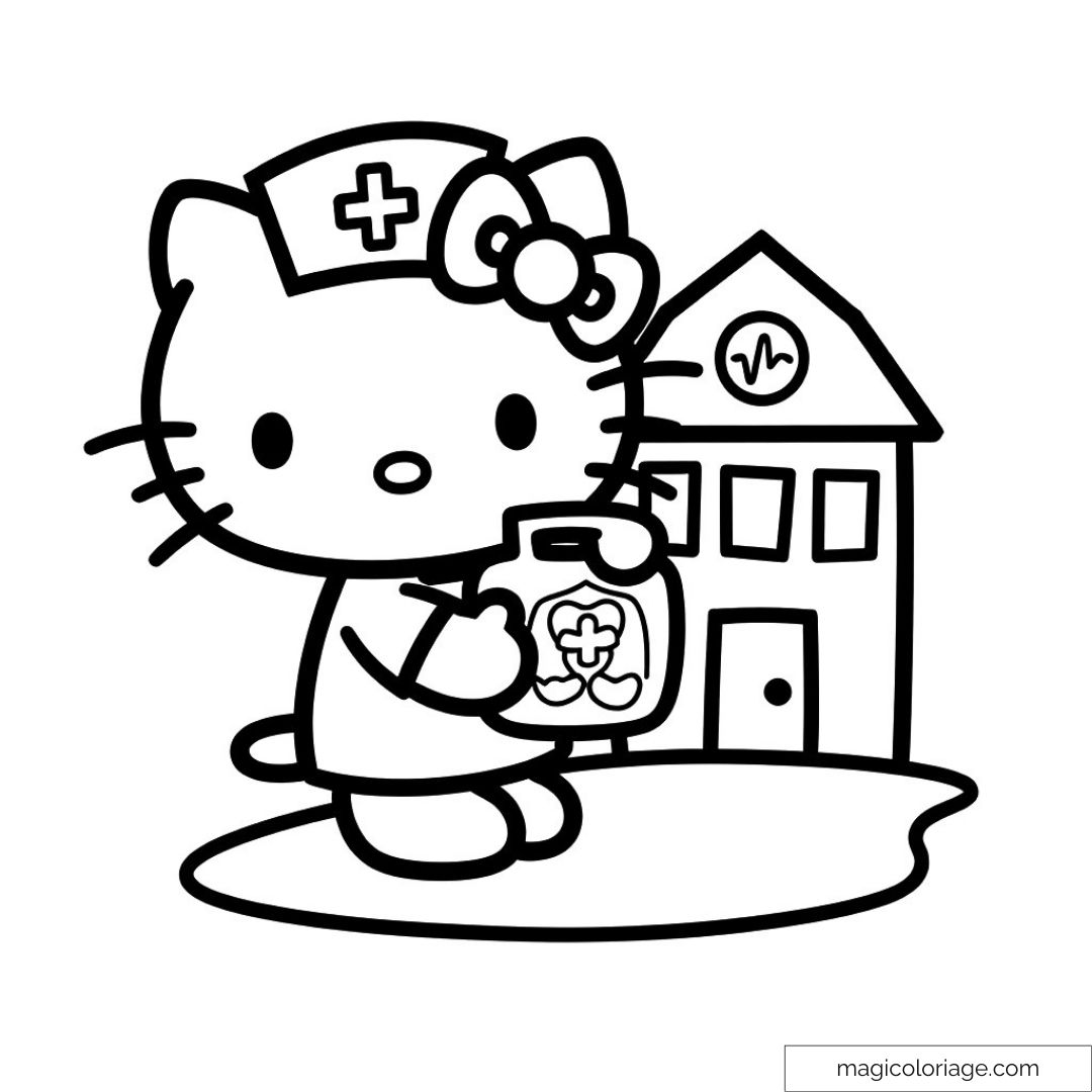 Hello Kitty : Découvrez le Monde Magique du Coloriage