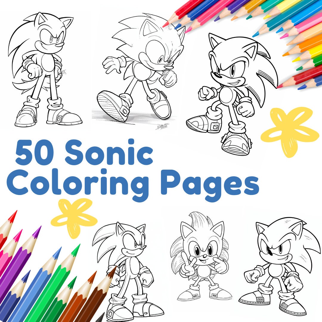 Imprimer Coloriage Sonic : Guide Complet pour des Heures ...