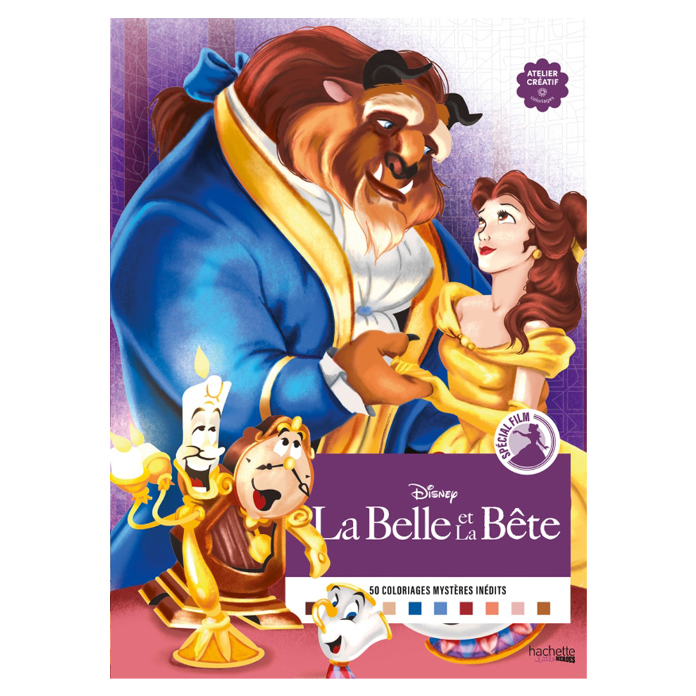 La Belle et la Bête : Coloriage Magique et Créatif