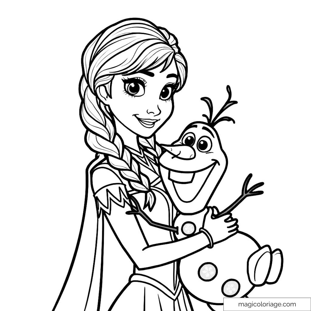 La Reine des Neiges : Coloriage Magique pour Tous les Âges
