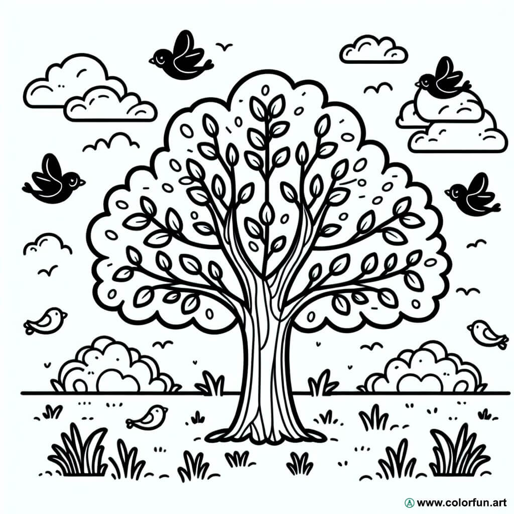Le coloriage des arbres : une activité créative et éduquée...