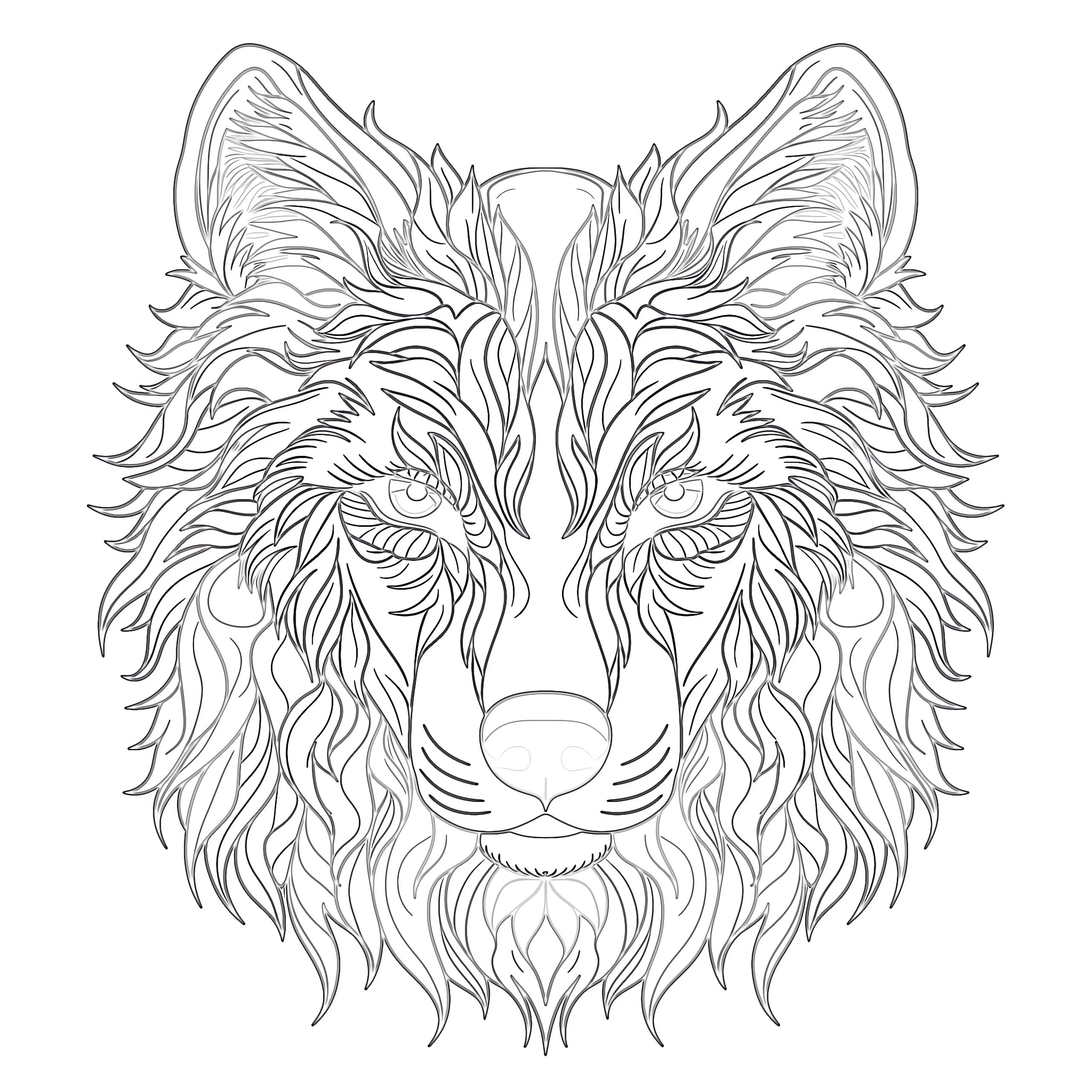 Loup coloriage : Découvrez l'art de colorier des loups