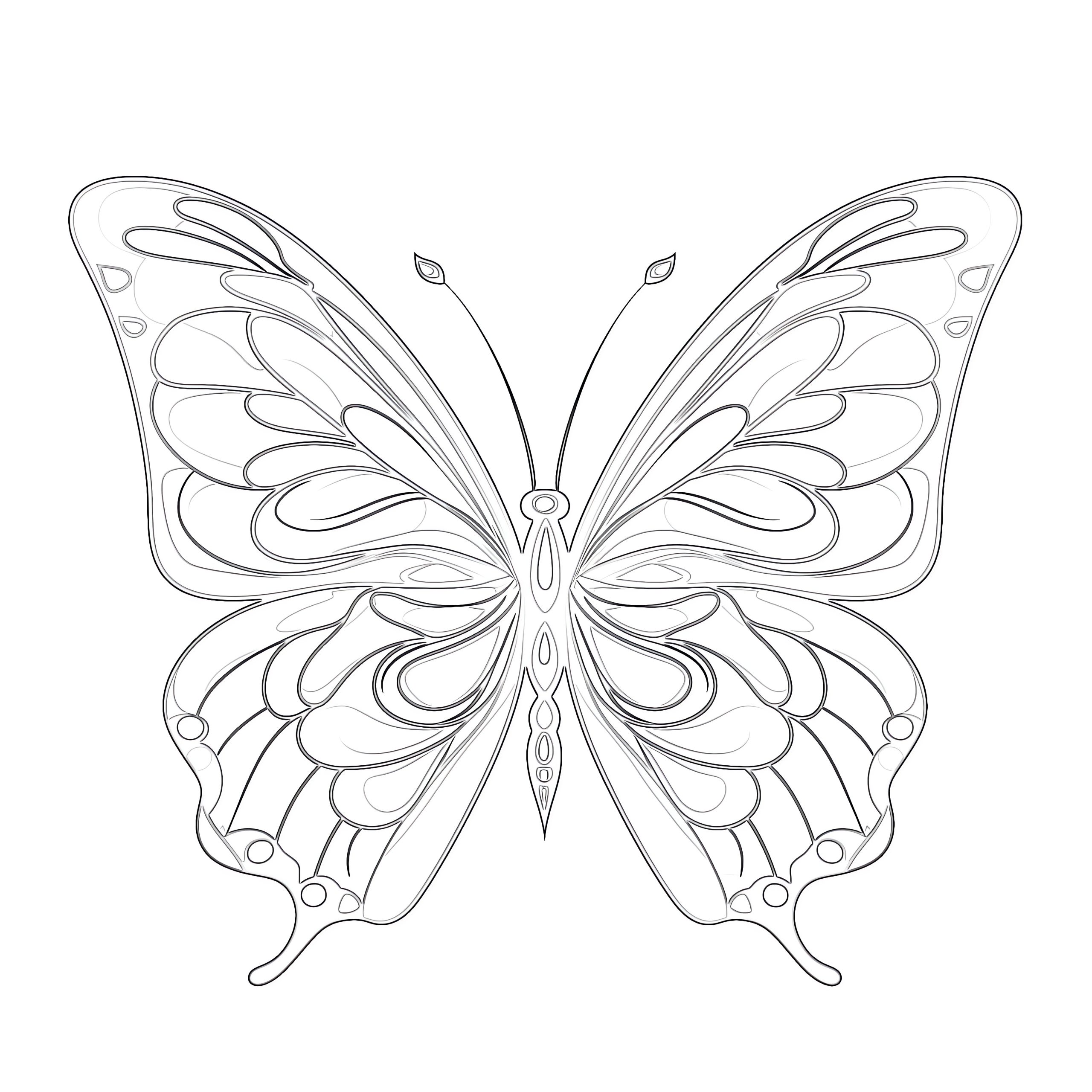 Papillon Coloriage : Créativité et Détente pour Tous l...