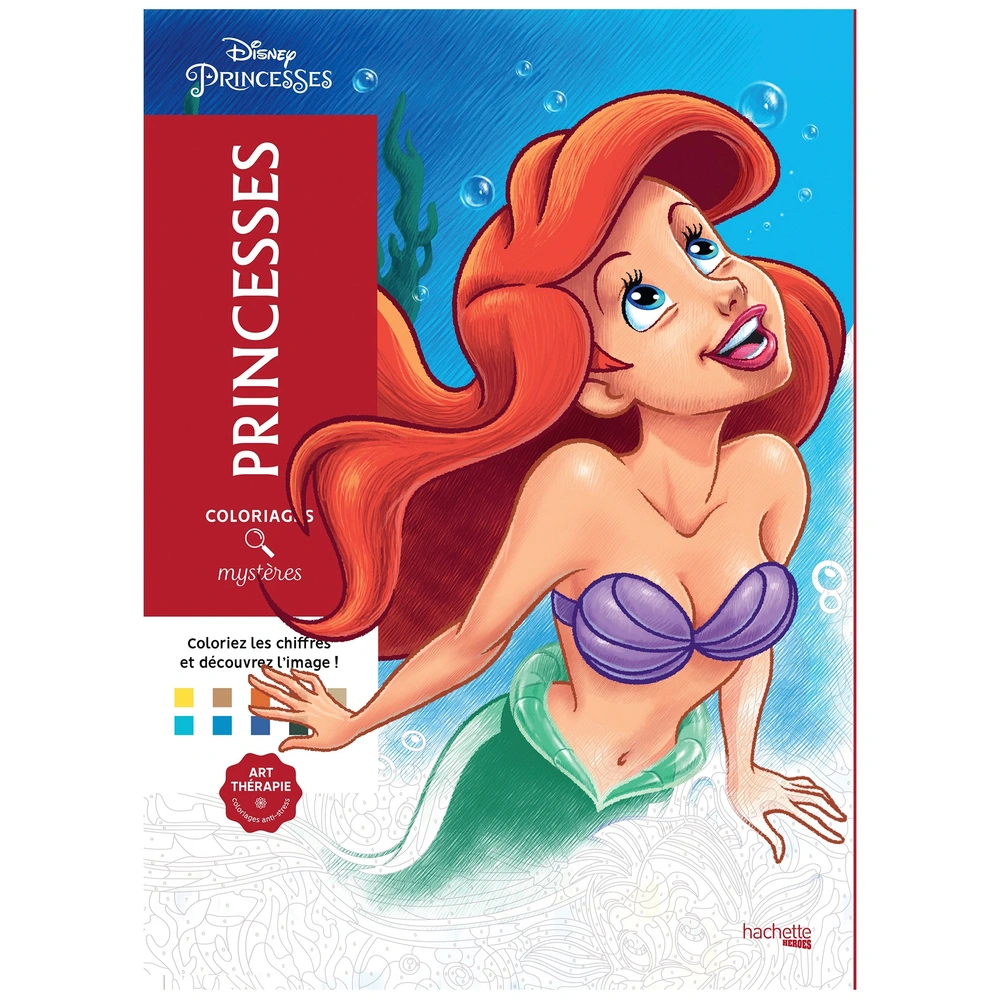 Princesses Disney : Coloriage Magique pour Tous les Âges