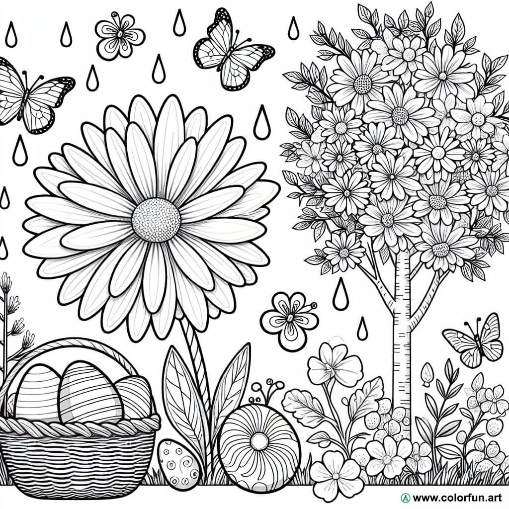 Printemps Coloriage : Éveillez votre Créativité avec d...