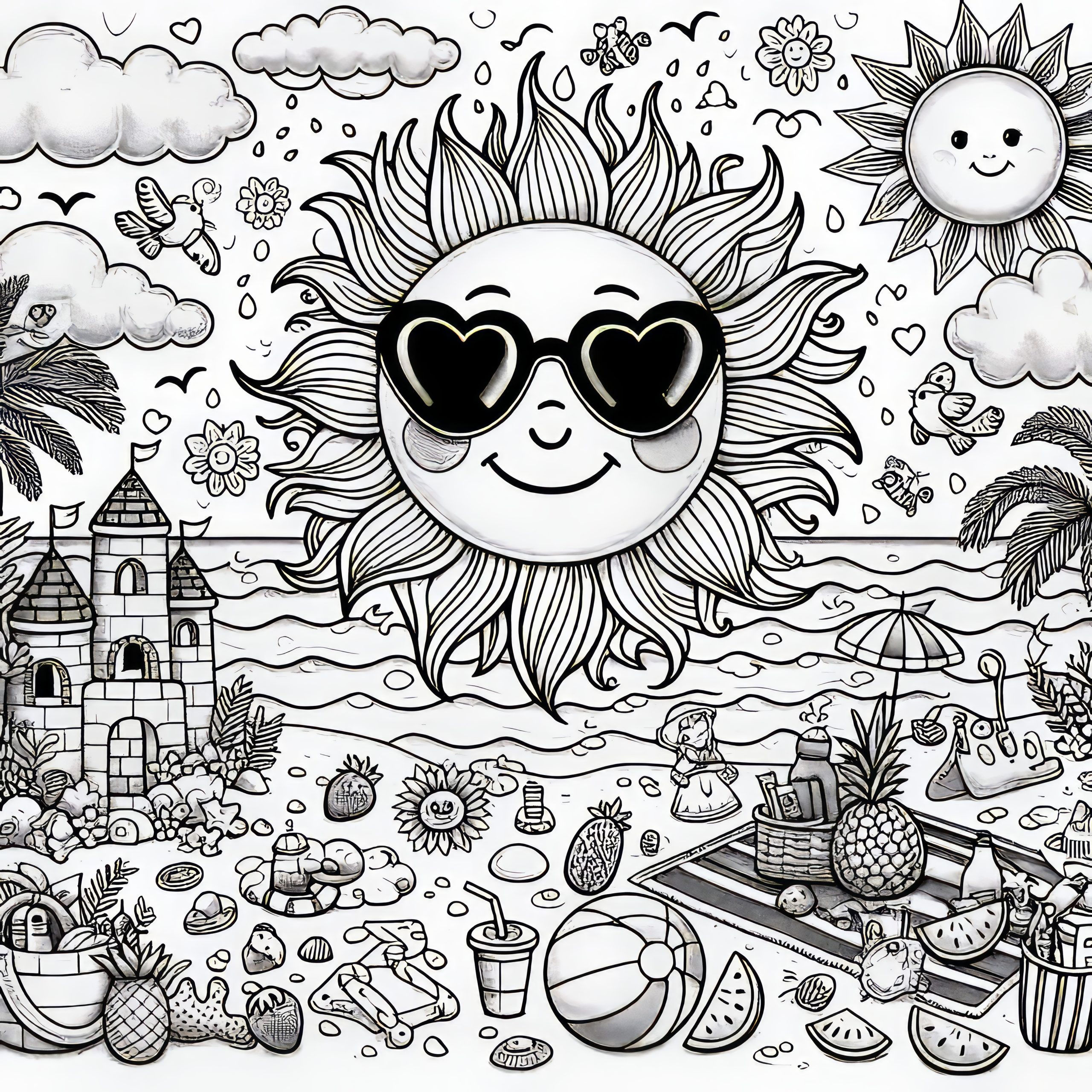Soleil Coloriage : Créativité et Bien-être