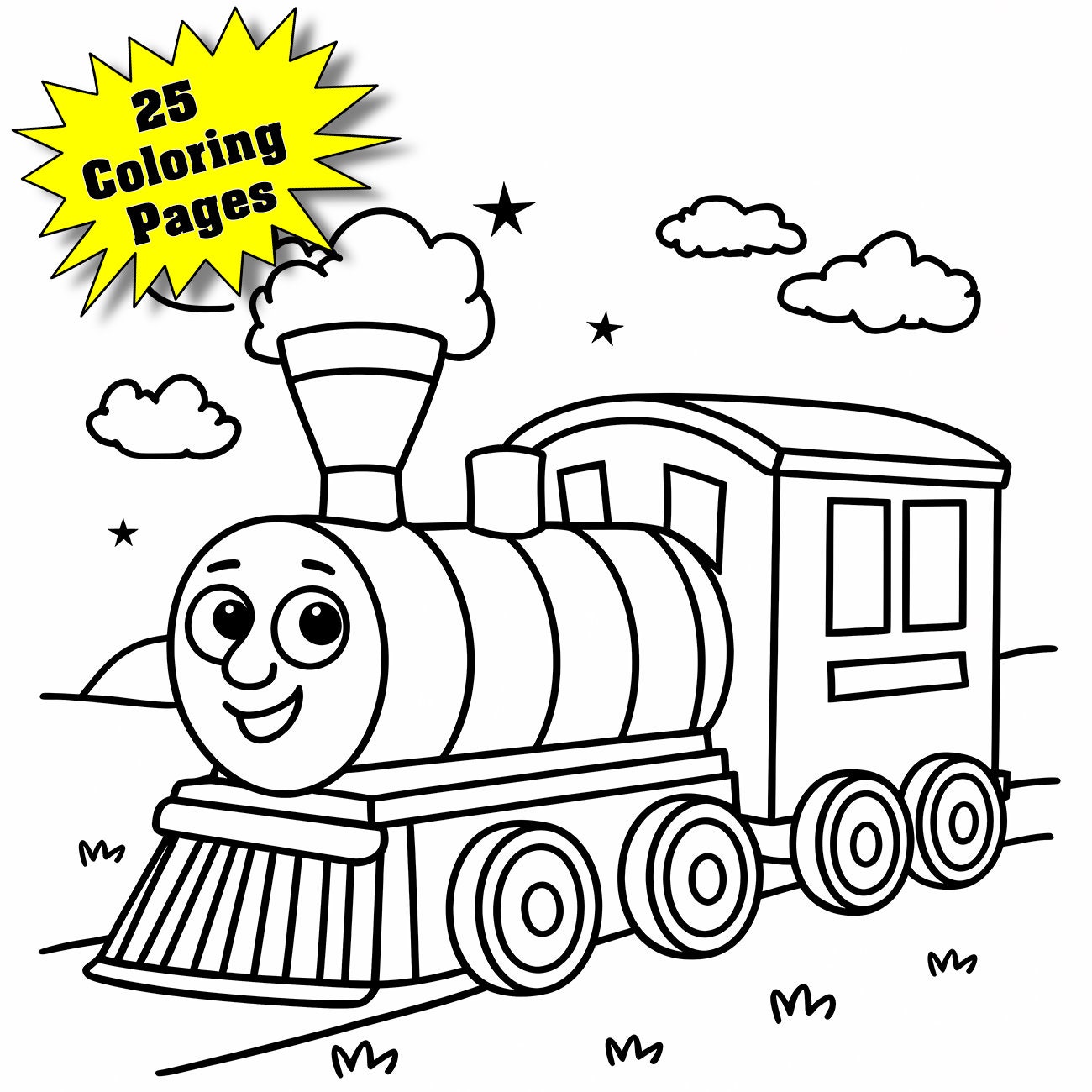 Train Coloriage : Créativité et Détente pour Tous