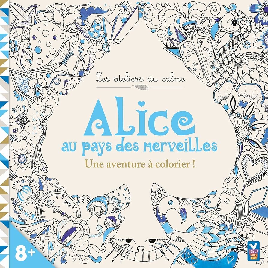 coloriage alice au pays des merveilles