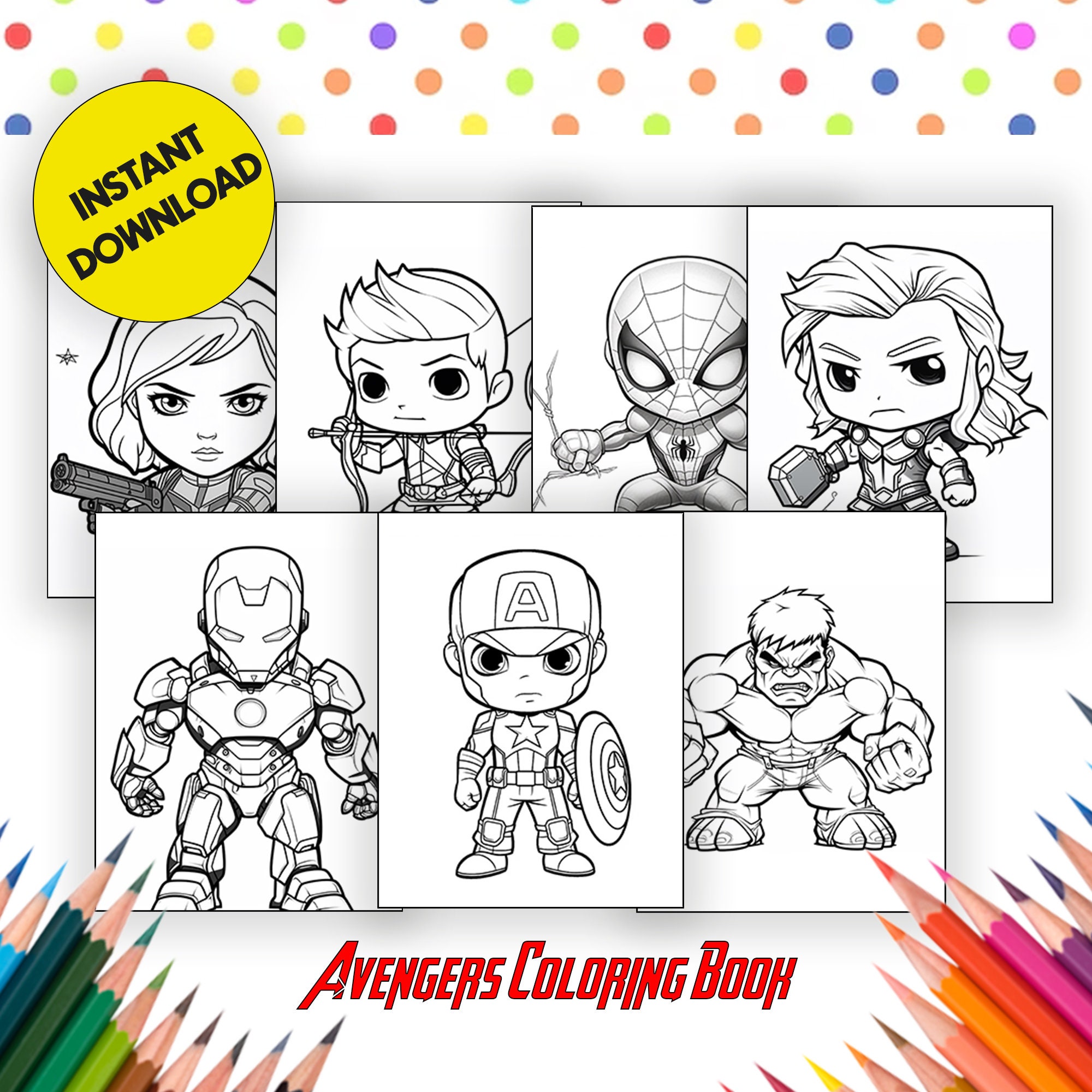 Coloriage Avengers
