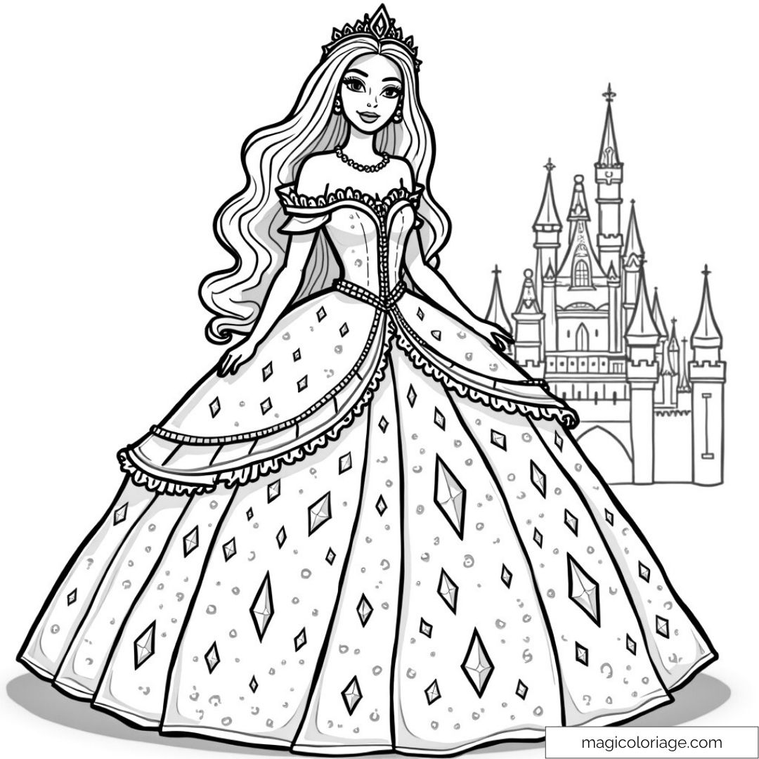 coloriages barbie