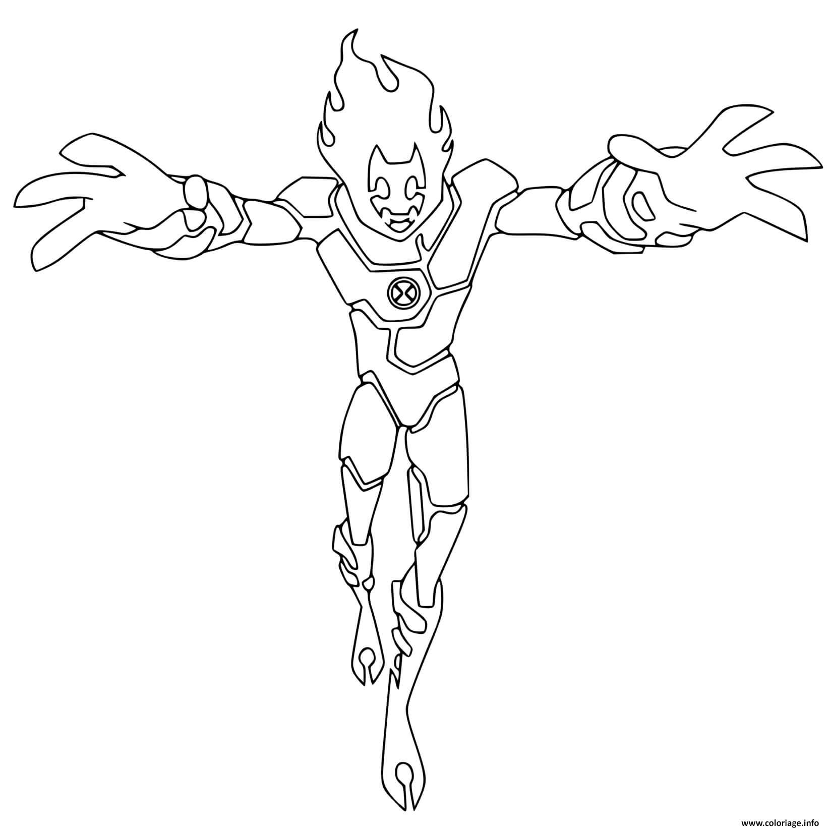 ben 10 coloriage