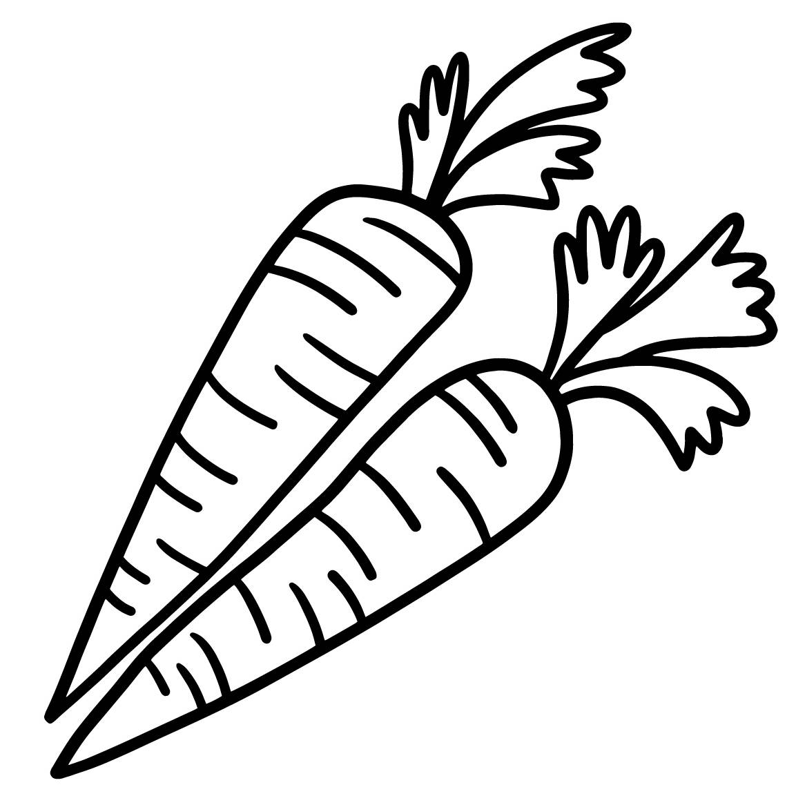 coloriage de carottes