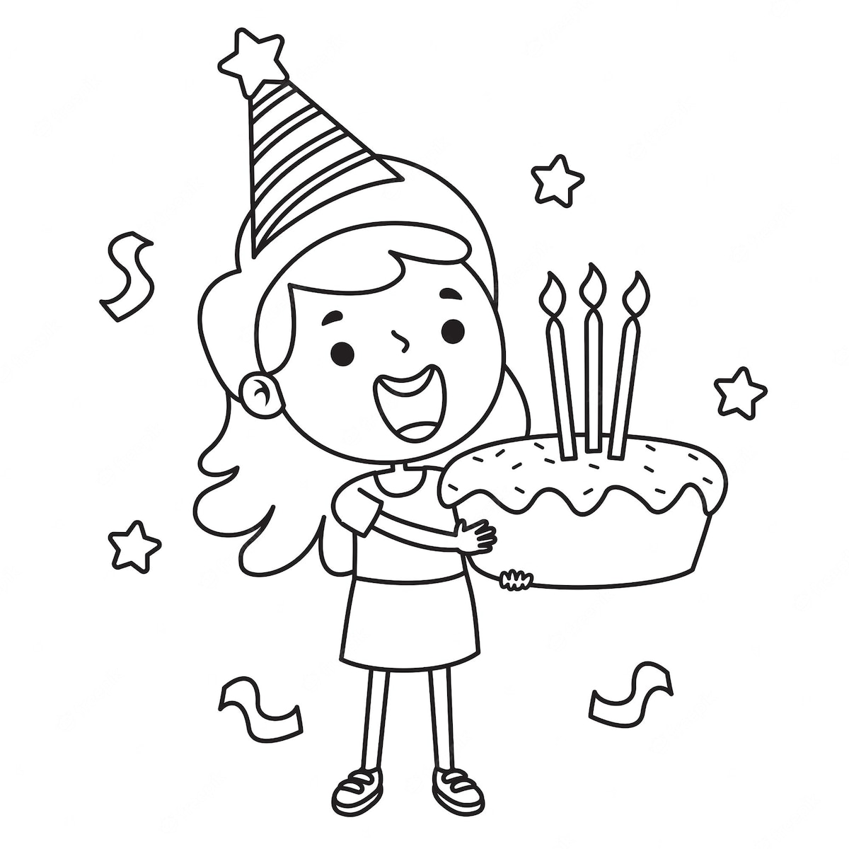 coloriage anniversaire maman