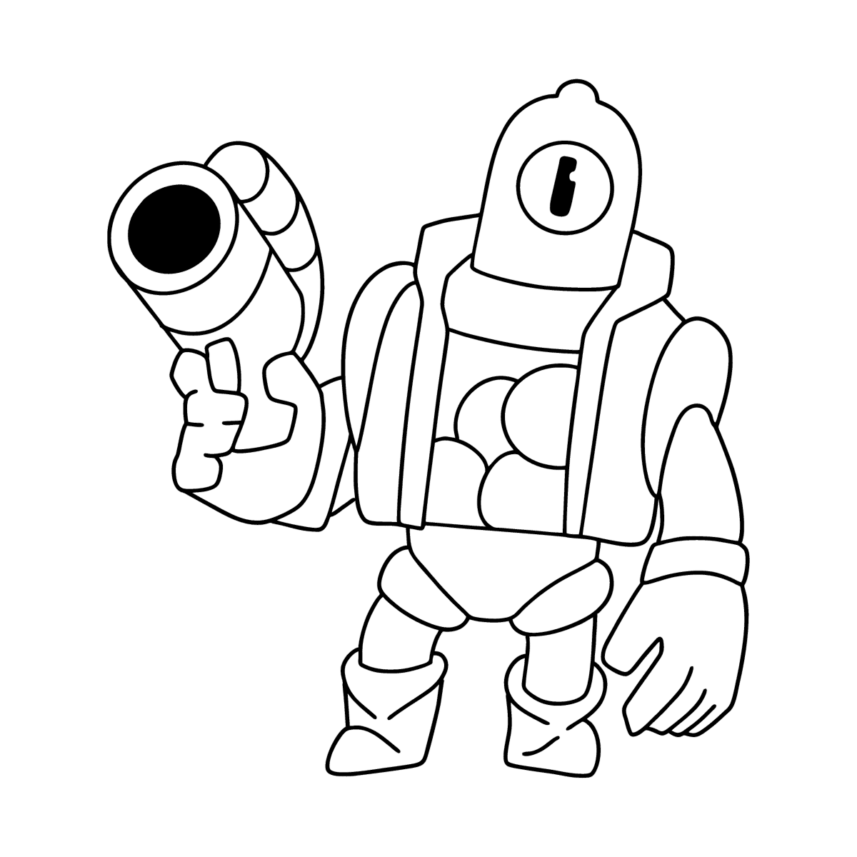 coloriage brawlstar