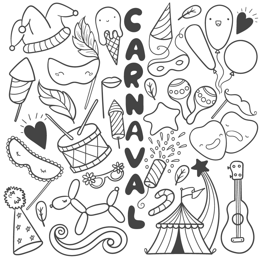 coloriage carnaval imprimer