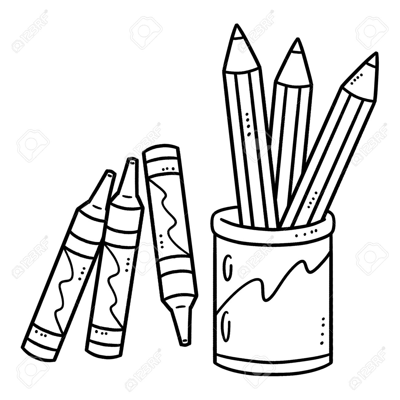 coloriage-crayon