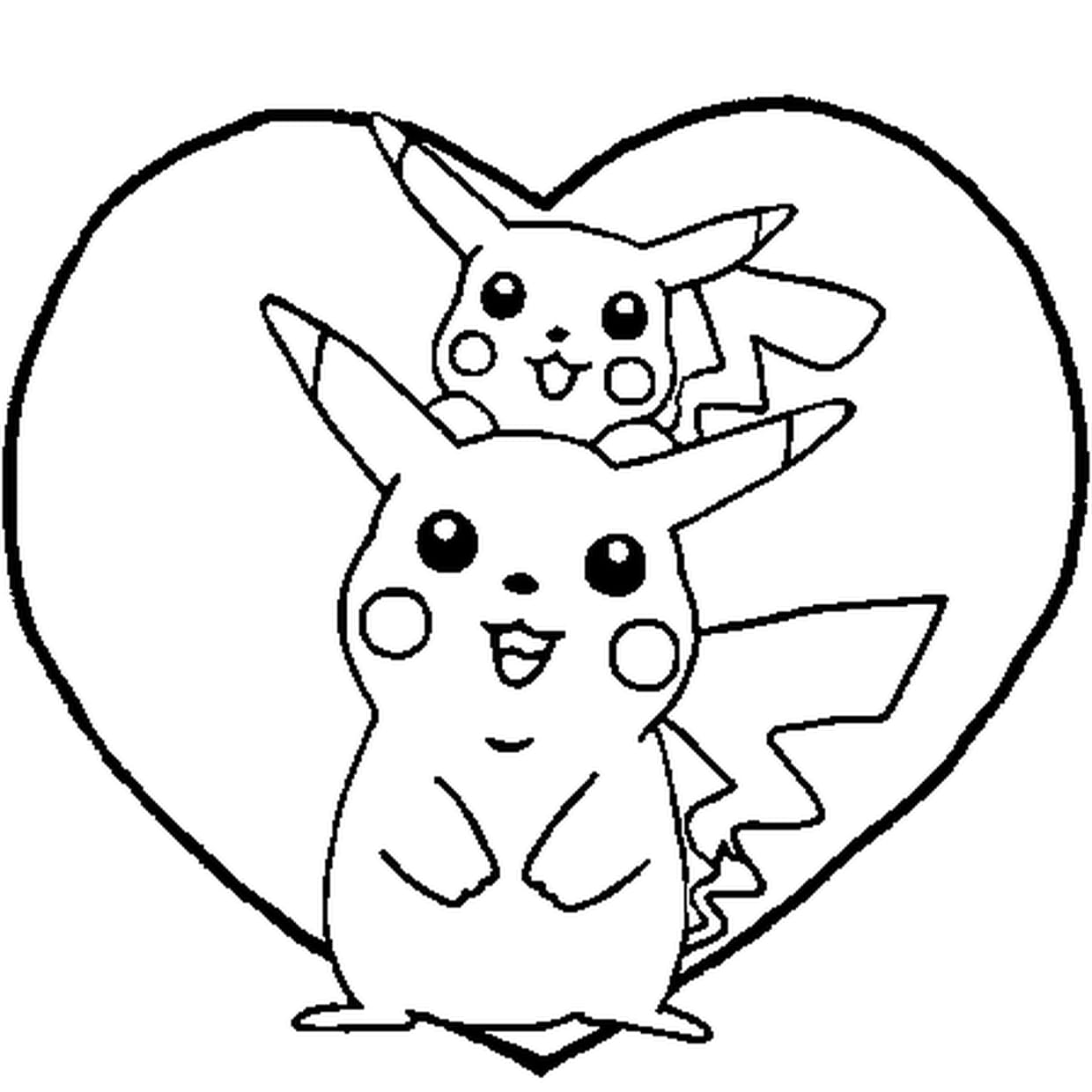 coloriage pikachu