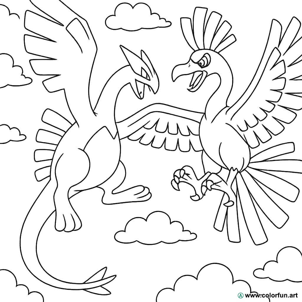 coloriage des légendaires