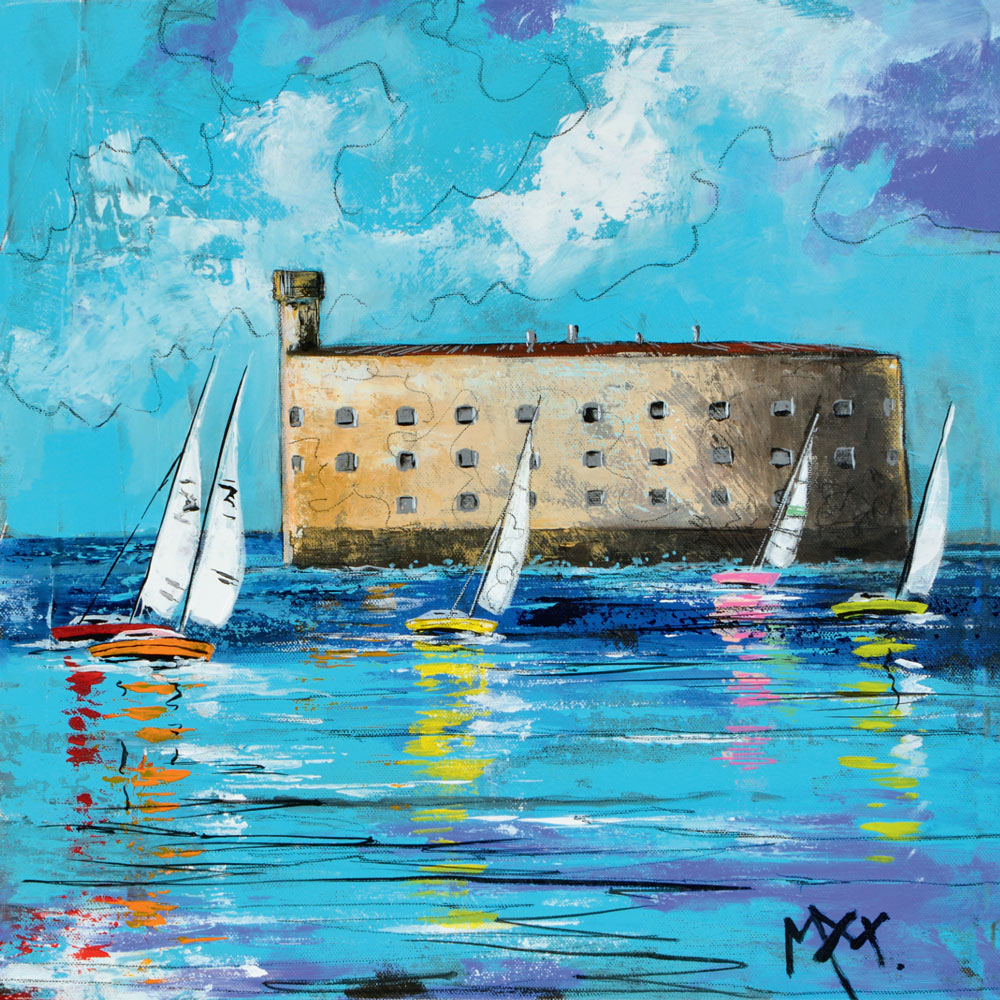 coloriage fort boyard