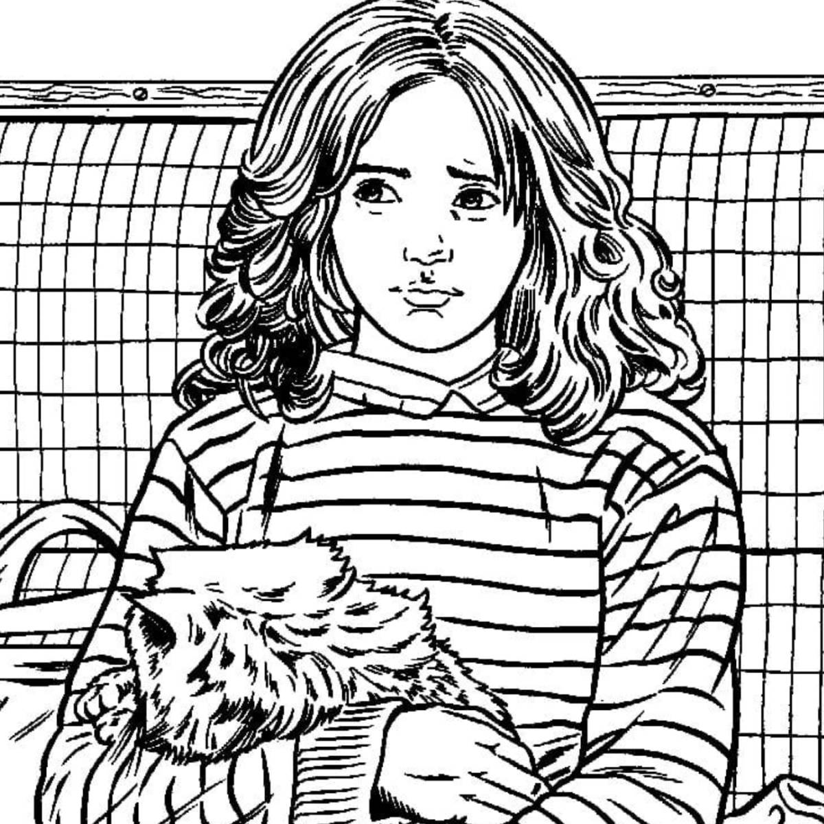 coloriage hermione
