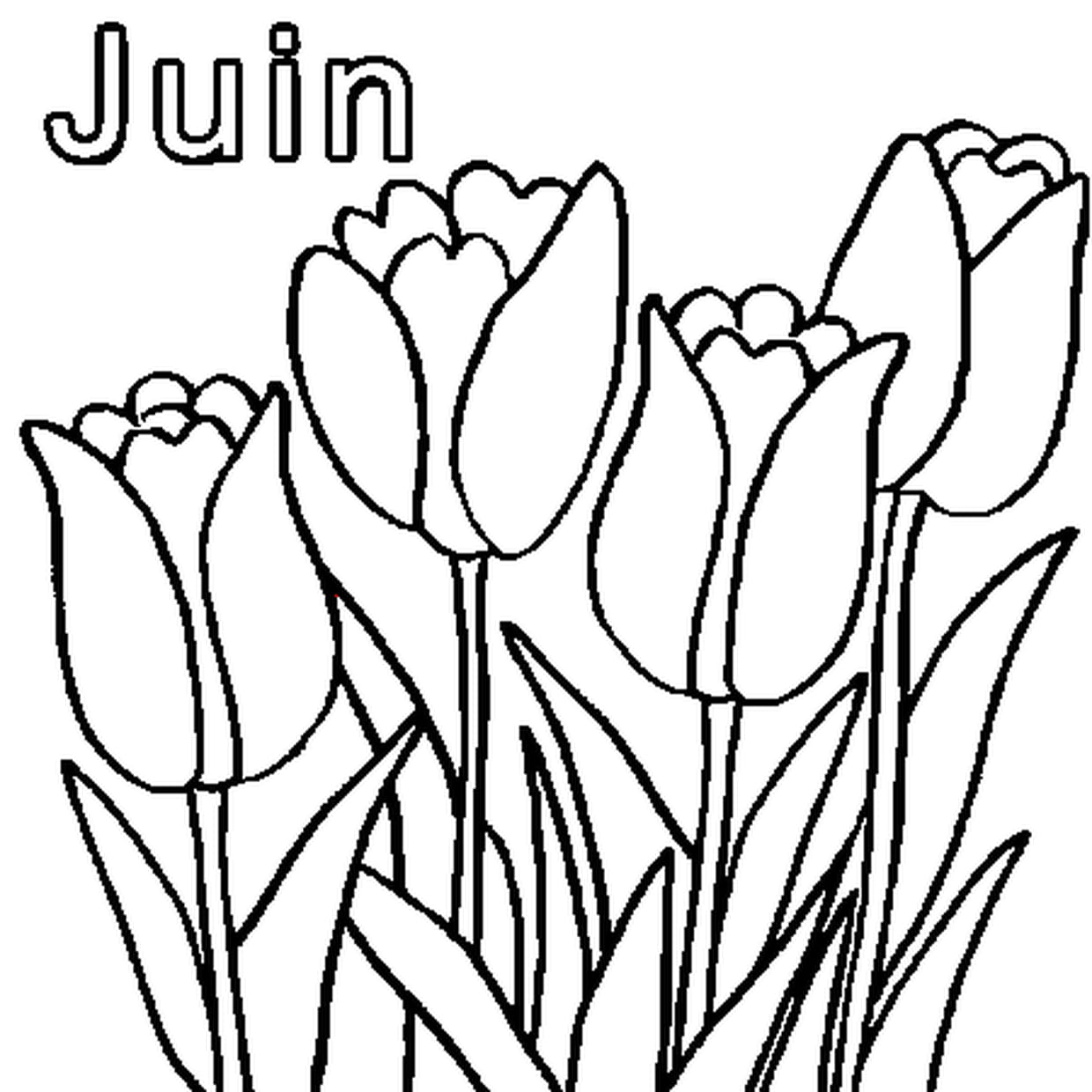 coloriage juin