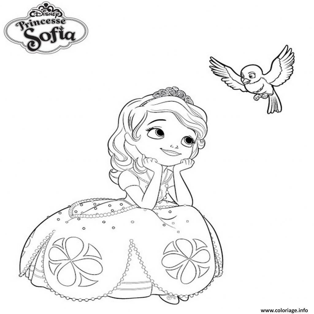 coloriage la princesse sofia
