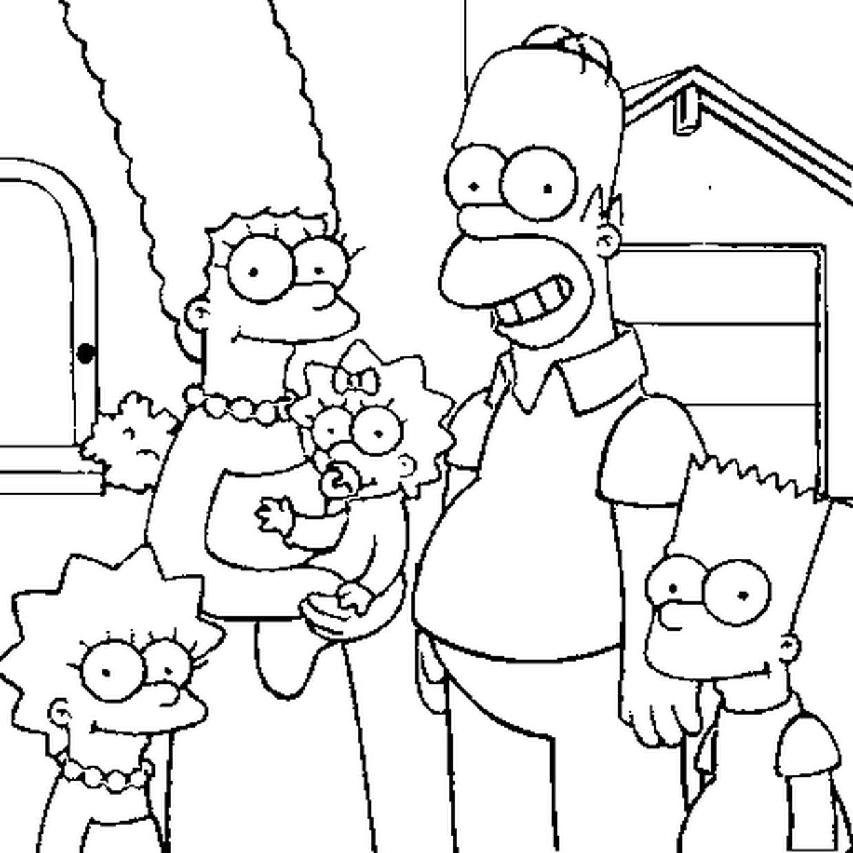 coloriage les simpsons