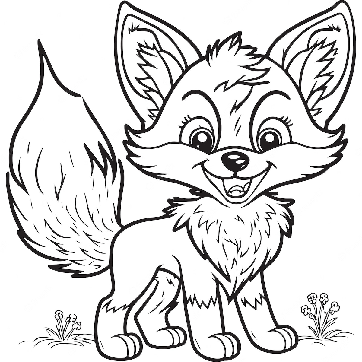 coloriage loup imprimer