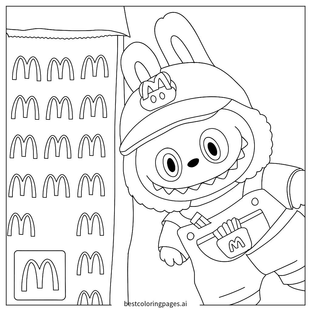coloriage mcdo