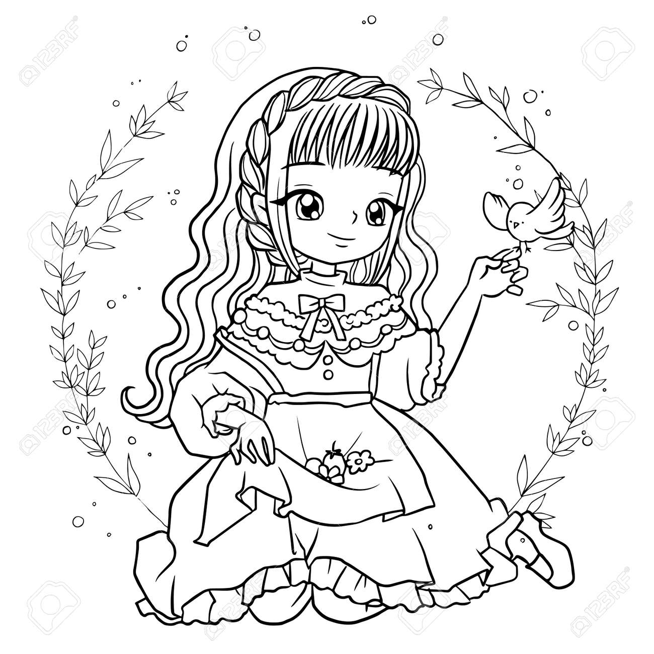 coloriage personne