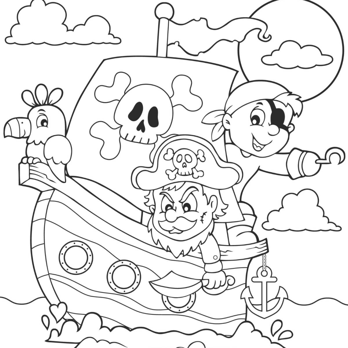 coloriage pirates