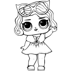 coloriage poupee