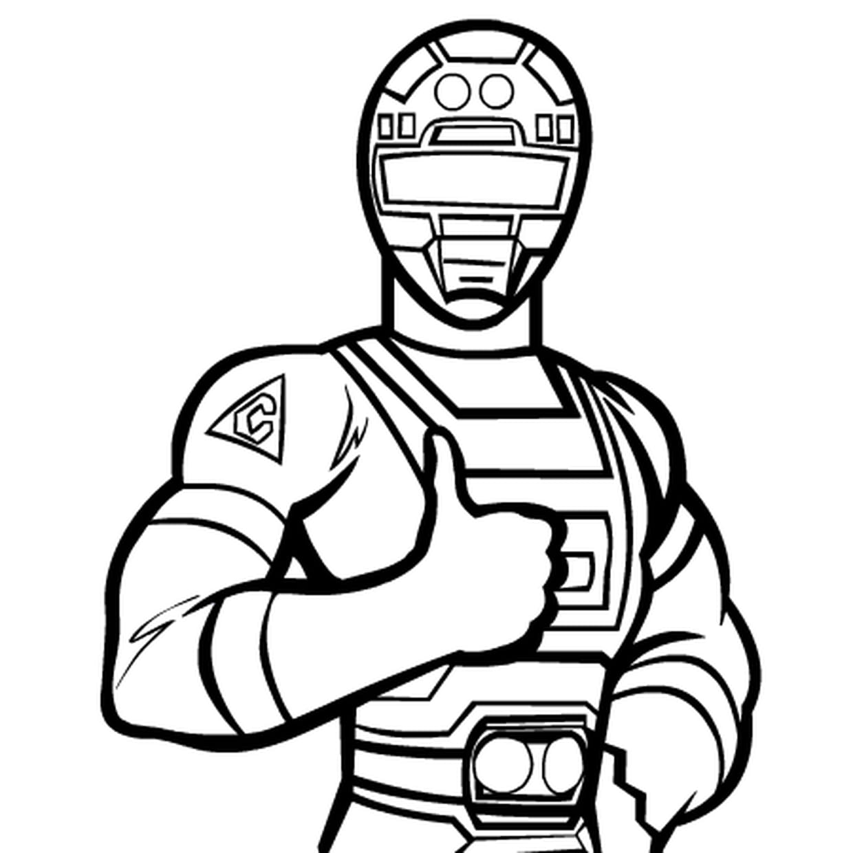 coloriage power rangers