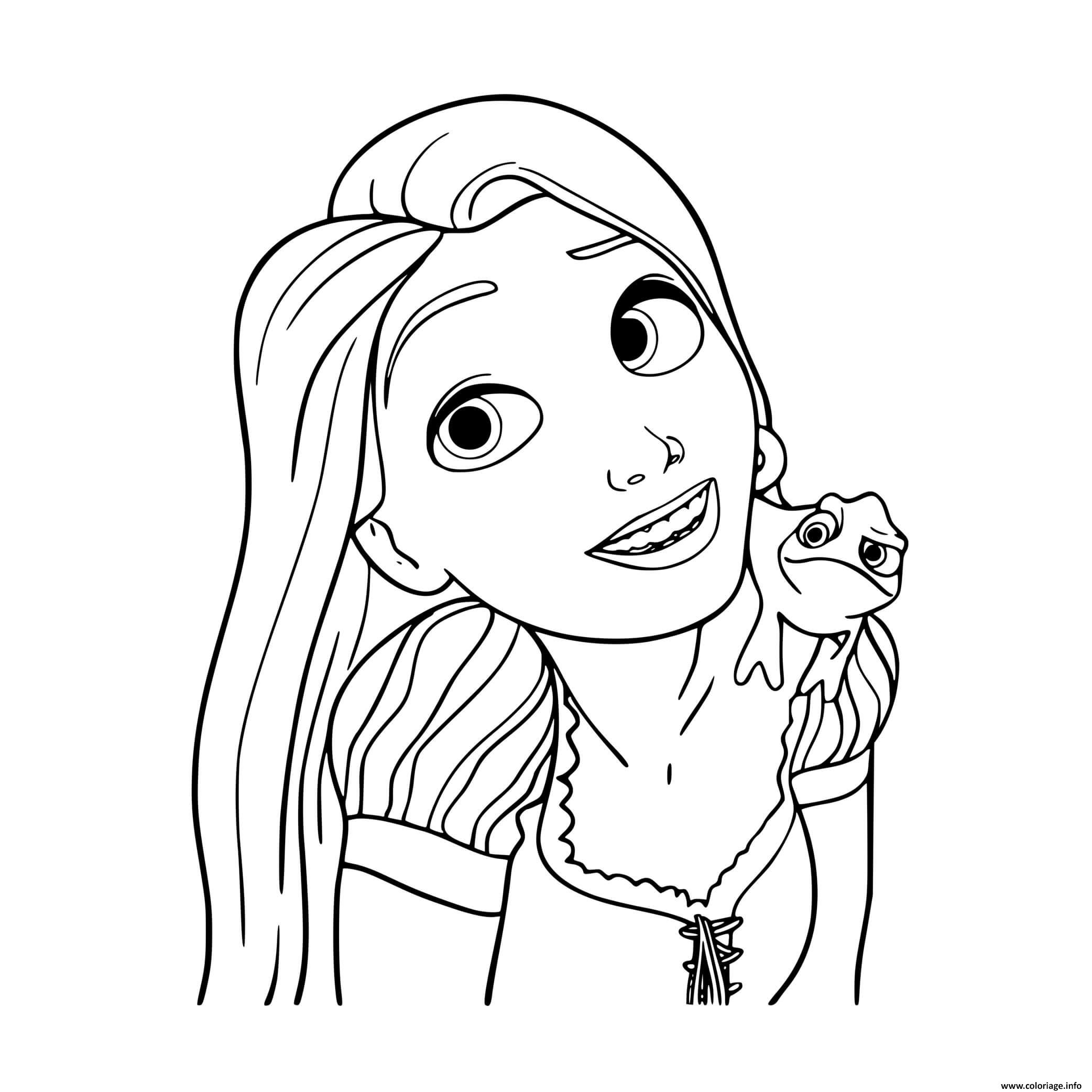 coloriage raiponse