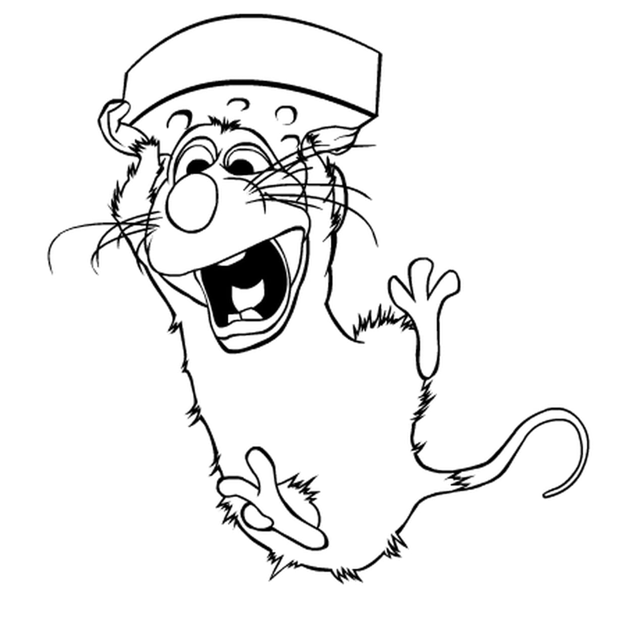 coloriage ratatouille