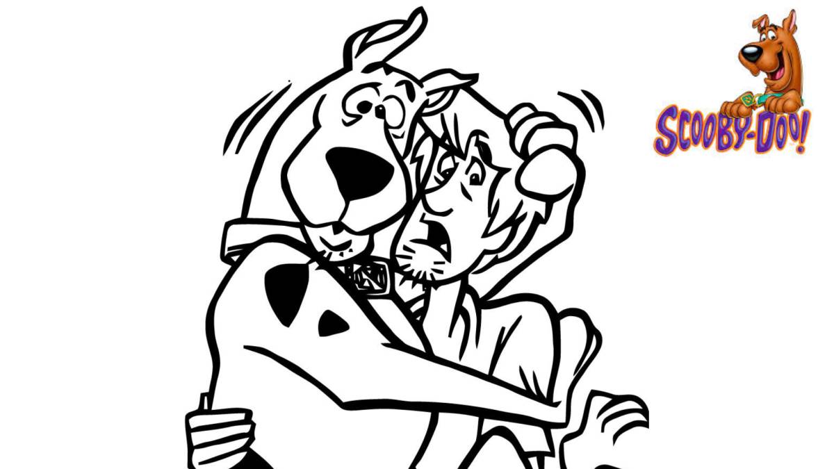 coloriages scooby doo