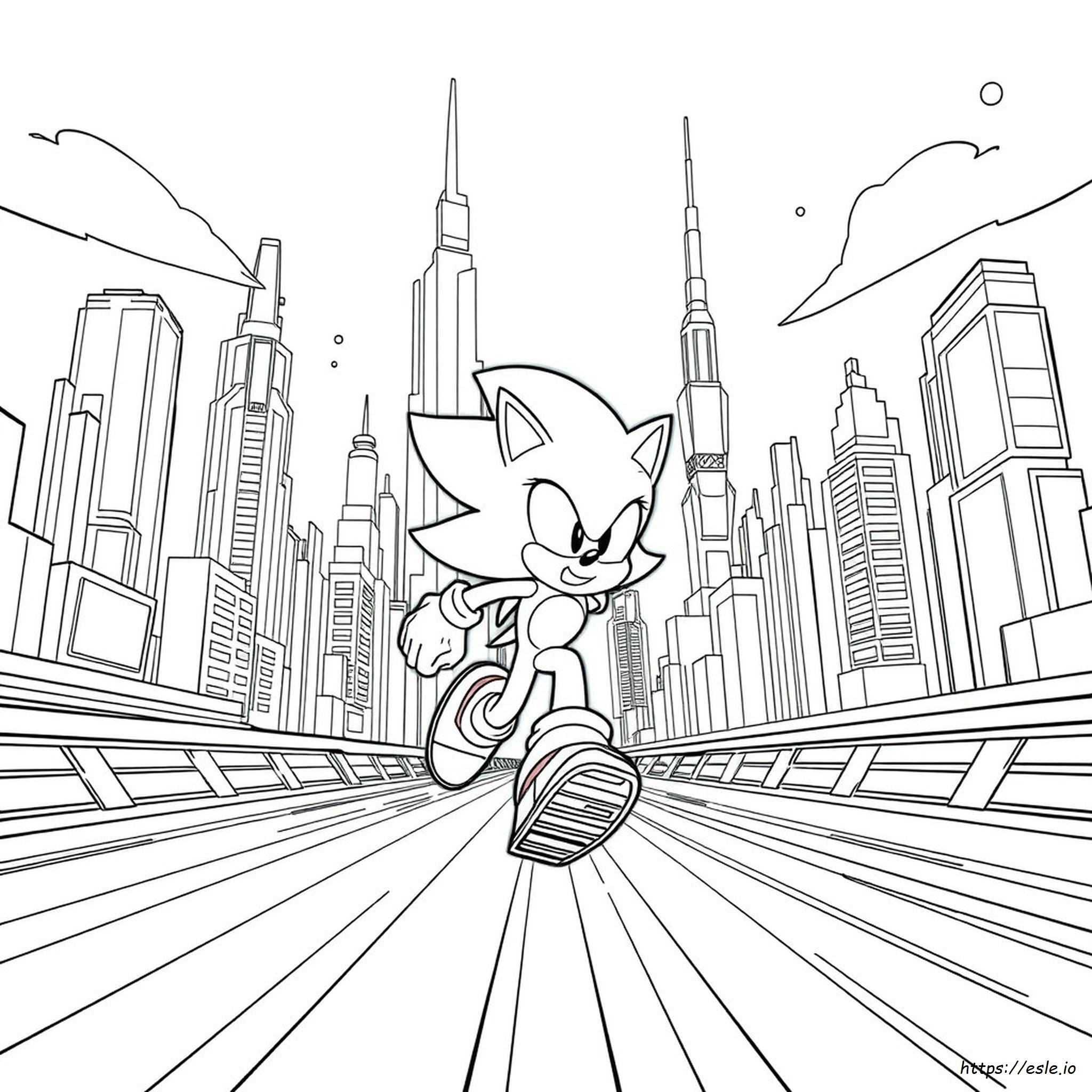 coloriage shin sonic