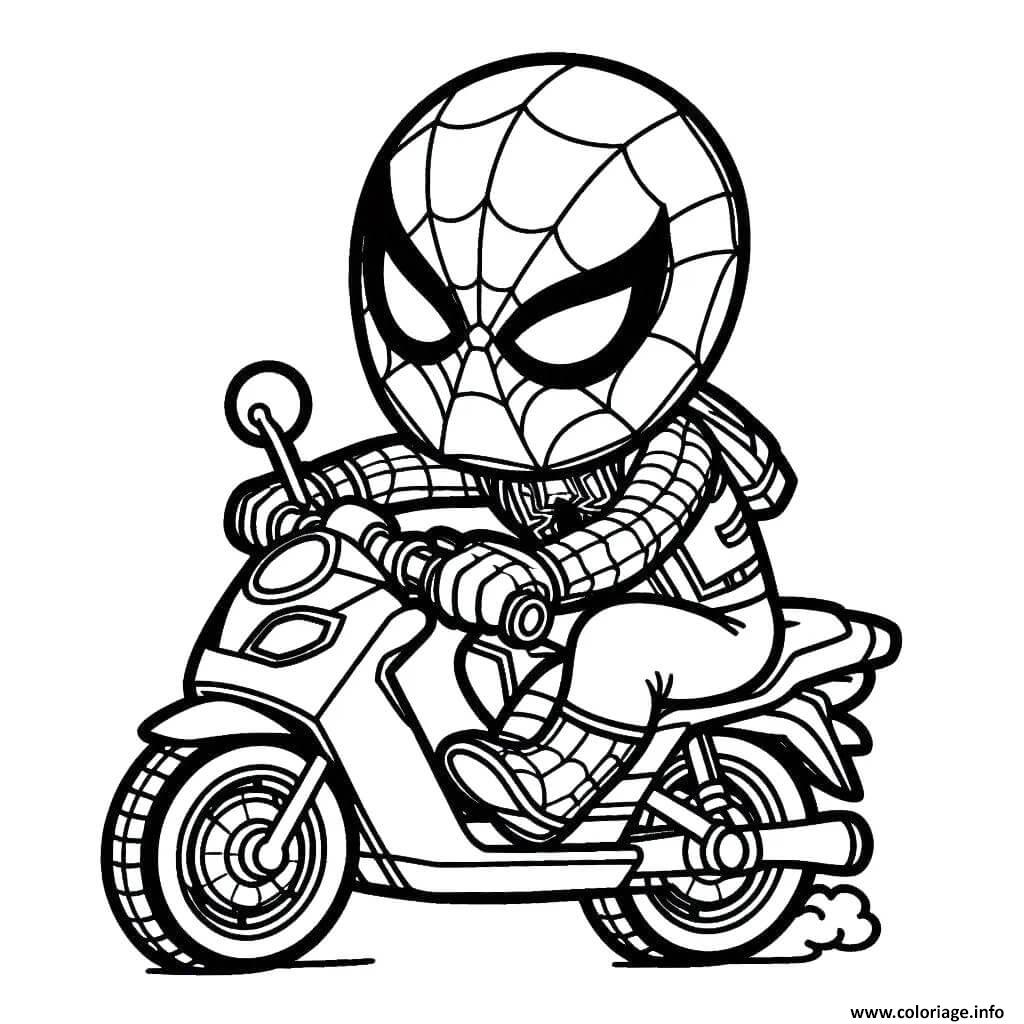 Coloriage Spiderman à Imprimer Gratuit