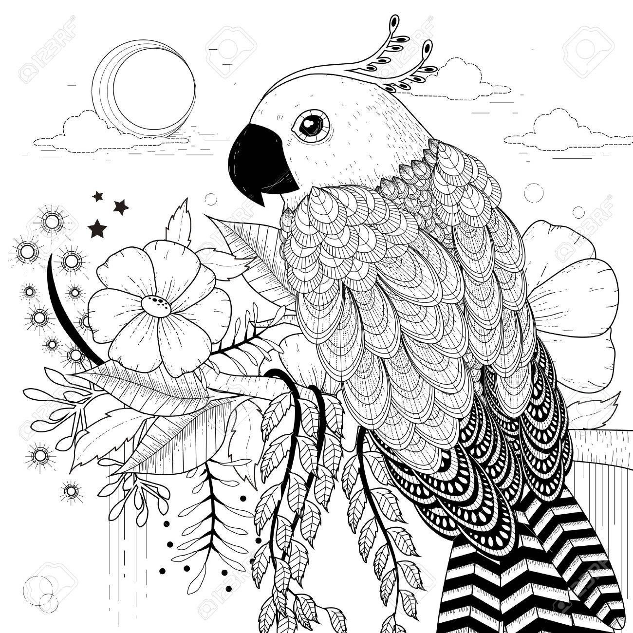 coloriage stylé